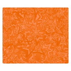 Orange-chaotic Premium Plush Fleece Blanket (small) by nateshop