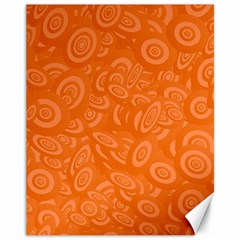 Orange-ellipse Canvas 11  X 14  by nateshop