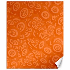 Orange-ellipse Canvas 8  X 10  by nateshop