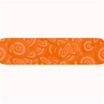 Orange-ellipse Large Bar Mat 32 x8.5  Bar Mat