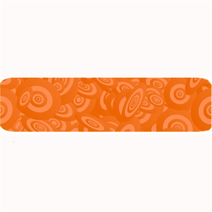 Orange-ellipse Large Bar Mat