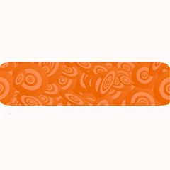 Orange-ellipse Large Bar Mat by nateshop