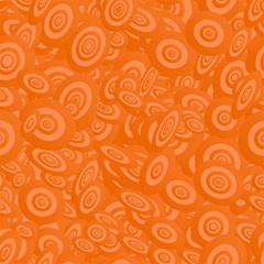 Orange-ellipse Play Mat (rectangle) by nateshop