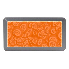 Orange-ellipse Memory Card Reader (mini) by nateshop