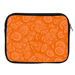 Orange-ellipse Apple Ipad 2/3/4 Zipper Cases by nateshop