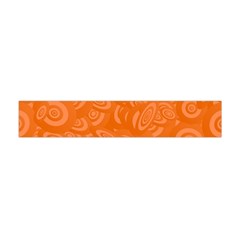 Orange-ellipse Premium Plush Fleece Scarf (mini) by nateshop