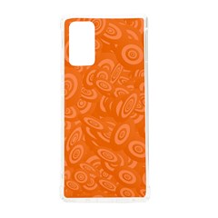 Orange-ellipse Samsung Galaxy Note 20 Tpu Uv Case by nateshop