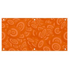 Orange-ellipse Banner And Sign 4  X 2  by nateshop