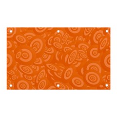 Orange-ellipse Banner And Sign 5  X 3  by nateshop