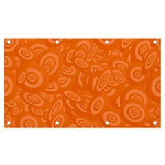 Orange-ellipse Banner And Sign 7  X 4  by nateshop