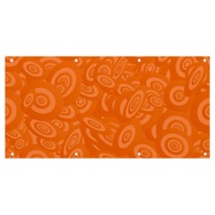 Orange-ellipse Banner And Sign 8  X 4  by nateshop