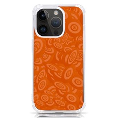 Orange-ellipse Iphone 14 Pro Tpu Uv Print Case by nateshop