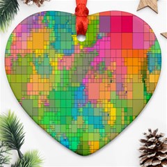 Pixel-79 Ornament (heart) by nateshop