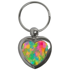 Pixel-79 Key Chain (heart) by nateshop