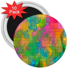 Pixel-79 3  Magnets (10 Pack)  by nateshop