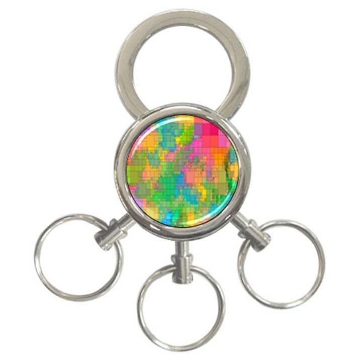 Pixel-79 3-Ring Key Chain