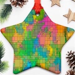 Pixel-79 Star Ornament (two Sides) by nateshop