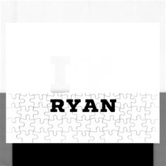 I Love Ryan Rectangular Jigsaw Puzzl by ilovewhateva