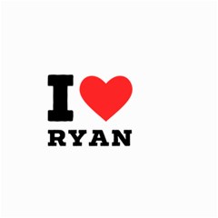 I Love Ryan Small Garden Flag (two Sides) by ilovewhateva