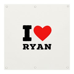 I Love Ryan Banner And Sign 3  X 3  by ilovewhateva