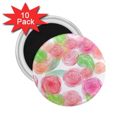 Roses-50 2 25  Magnets (10 Pack)  by nateshop