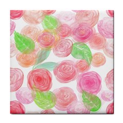 Roses-50 Tile Coaster by nateshop