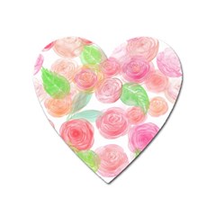 Roses-50 Heart Magnet by nateshop