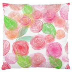 Roses-50 Large Cushion Case (one Side) by nateshop