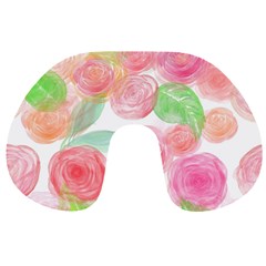 Roses-50 Travel Neck Pillow by nateshop