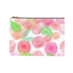 Roses-50 Cosmetic Bag (large) by nateshop