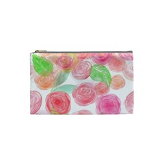 Roses-50 Cosmetic Bag (small) by nateshop