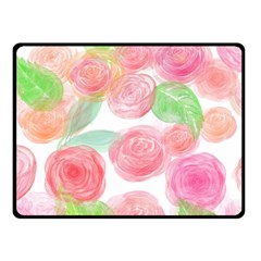 Roses-50 Fleece Blanket (small) by nateshop