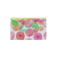 Roses-50 Cosmetic Bag (xs) by nateshop