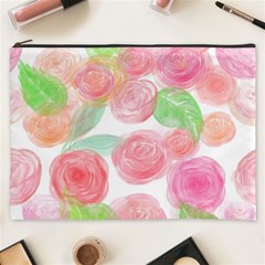 Roses-50 Cosmetic Bag (xxxl) by nateshop