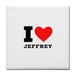 I love jeffrey Tile Coaster Front