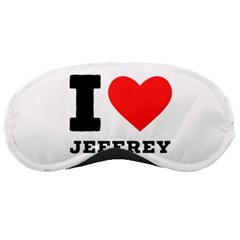 I Love Jeffrey Sleeping Mask by ilovewhateva