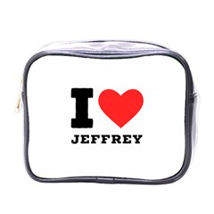 I Love Jeffrey Mini Toiletries Bag (one Side) by ilovewhateva