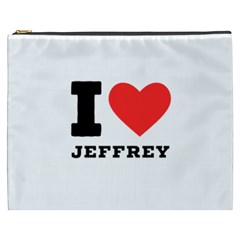 I Love Jeffrey Cosmetic Bag (xxxl) by ilovewhateva