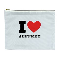 I Love Jeffrey Cosmetic Bag (xl) by ilovewhateva