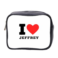 I Love Jeffrey Mini Toiletries Bag (two Sides) by ilovewhateva