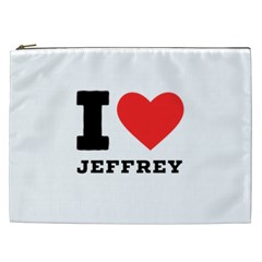 I Love Jeffrey Cosmetic Bag (xxl) by ilovewhateva