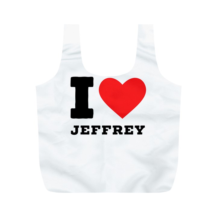 I love jeffrey Full Print Recycle Bag (M)