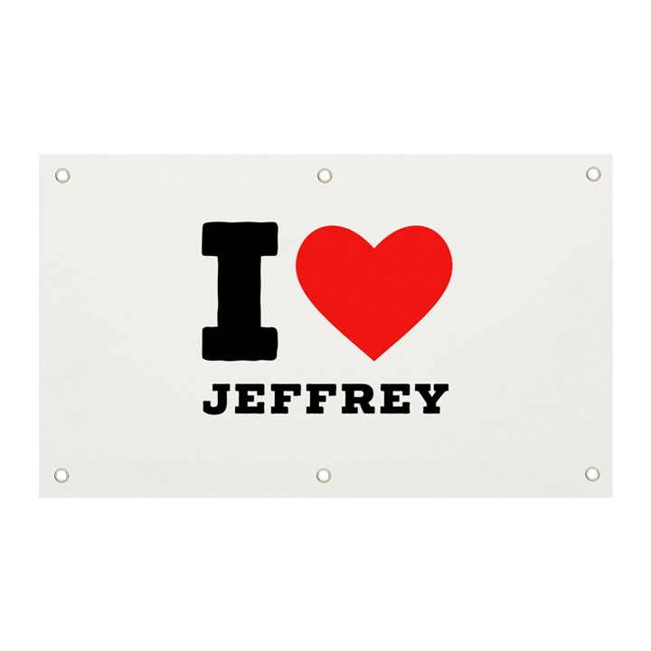 I love jeffrey Banner and Sign 5  x 3 