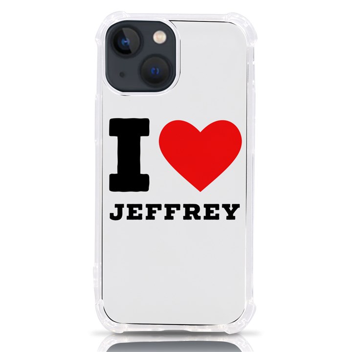 I love jeffrey iPhone 13 mini TPU UV Print Case