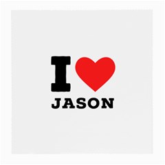 I Love Jason Medium Glasses Cloth (2 Sides) by ilovewhateva