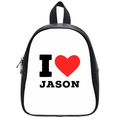 I Love Jason School Bag (small) by ilovewhateva