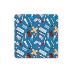 Medicine Pattern Square Magnet Front