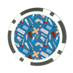 Medicine Pattern Poker Chip Card Guard by SychEva