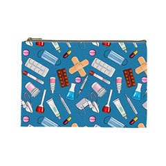 Medicine Pattern Cosmetic Bag (large) by SychEva