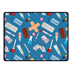 Medicine Pattern Fleece Blanket (small) by SychEva